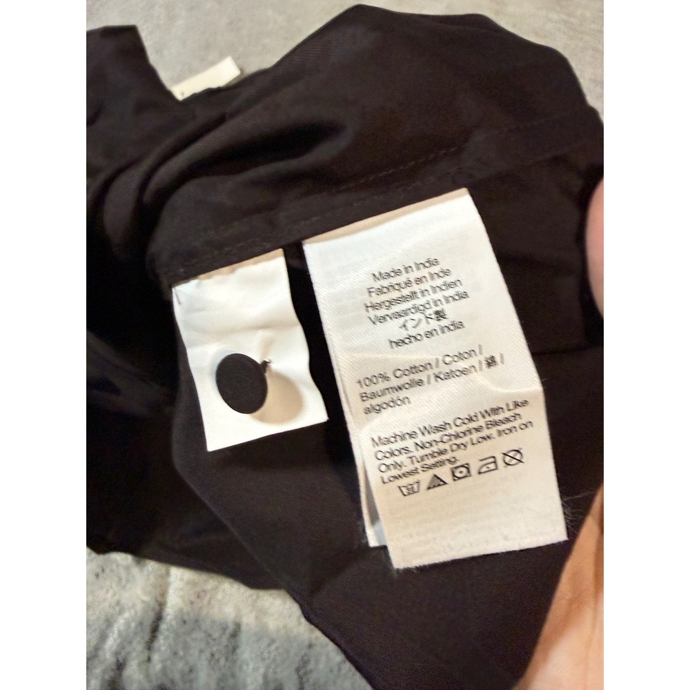 NWT Madewell Size XXS Brown Puff-Sleeve‎ Button-Up Shirt Long Sleeve 100% Cotton - Picture 9 of 9